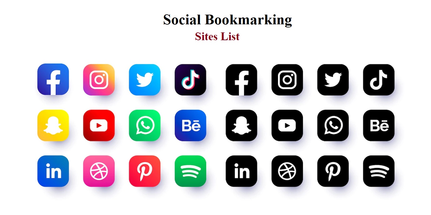 500+ Top Free Dofollow Social Bookmarking Sites List 2024