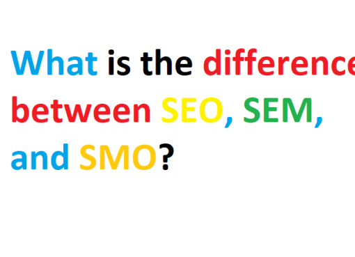 What is the difference between SEO, SEM, and SMO?