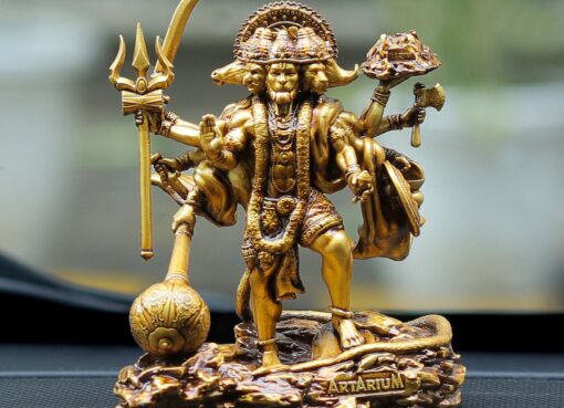 Panchmukhi Hanuman Car Dashboard Idol