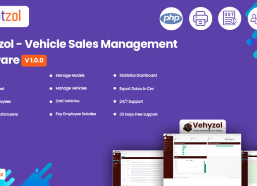 Vehyzol - Vehicle Sales Management Software