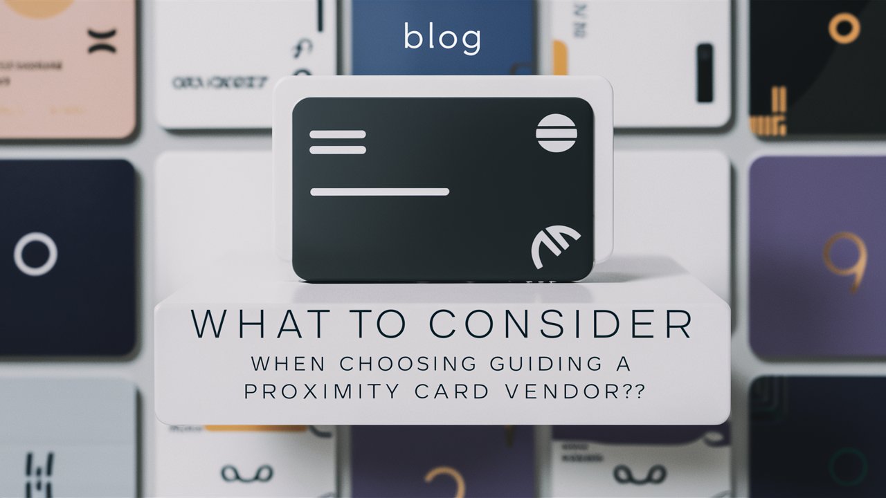 What to Consider When Choosing a Proximity Card Vendor?