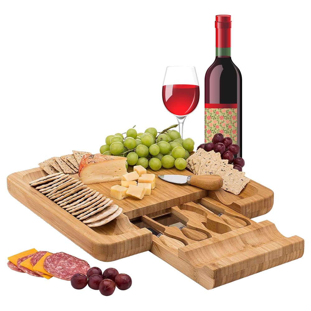 Elevate Your Entertaining with a Premium Bamboo Cheese Board: