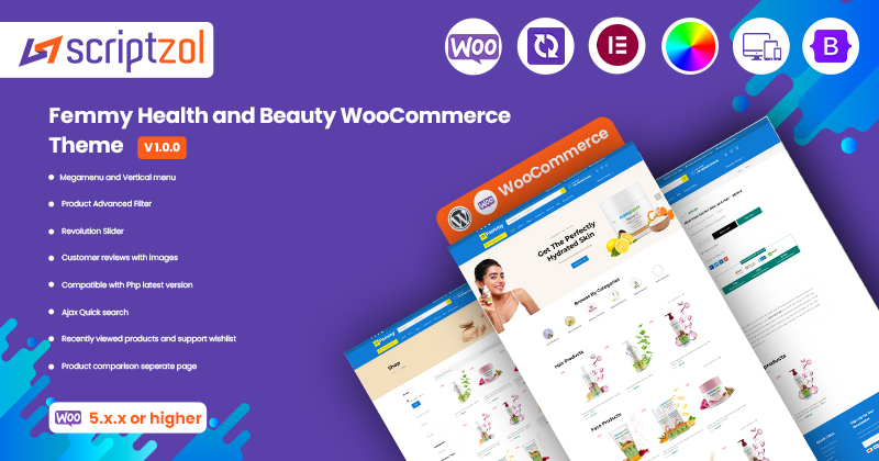 Femmy Health and Beauty WooCommerce Theme og image