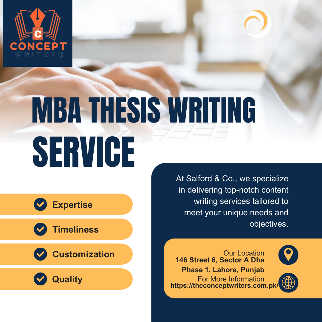 MBA Thesis Writing Services: Your Trusted Academic Partner