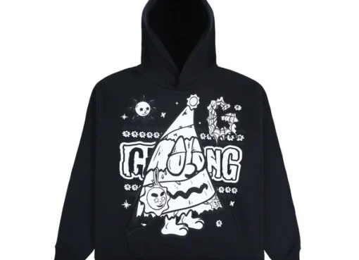 Glo Christmas Hoodie Black