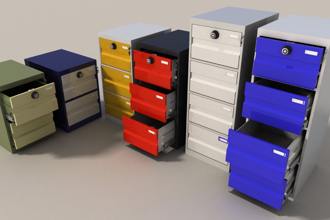 filing cabinets