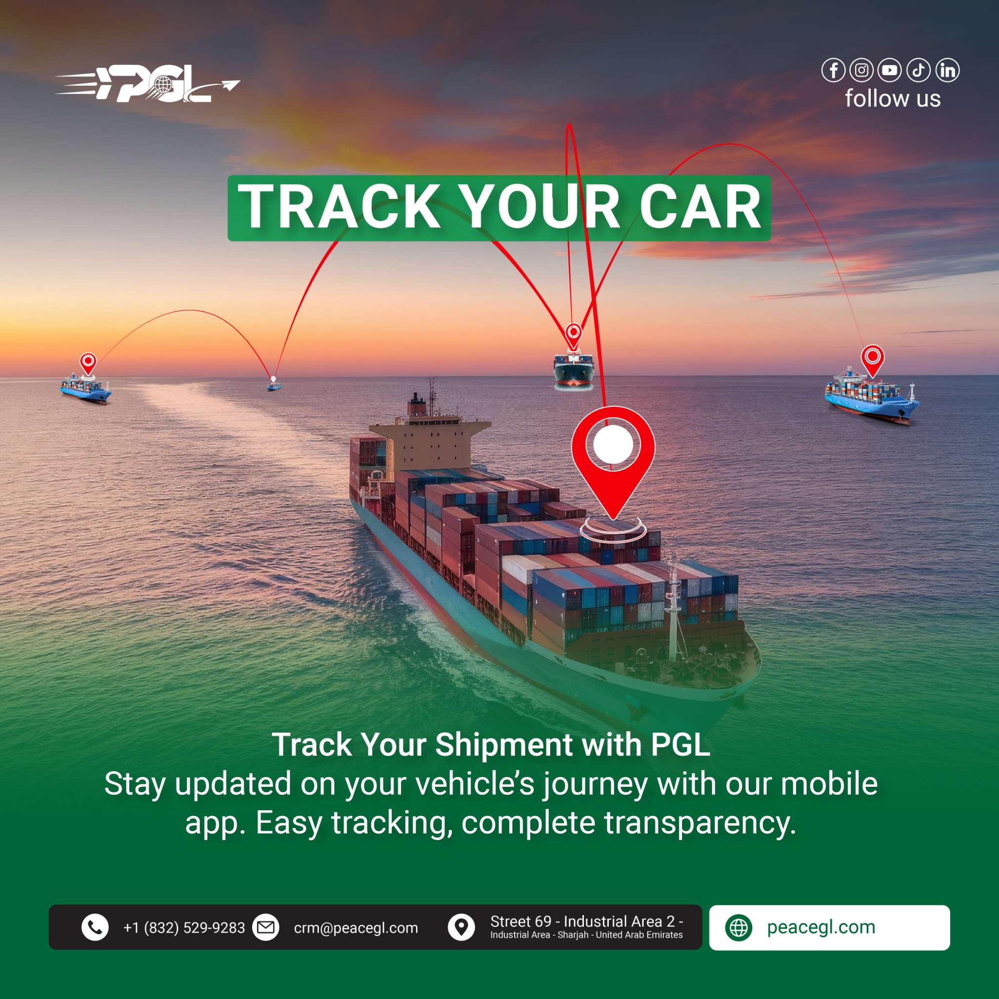 Overseas car transport - PGL