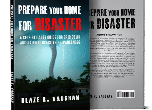 Prepare Your Home for Disaster Book By Writer Blaze Vaughan