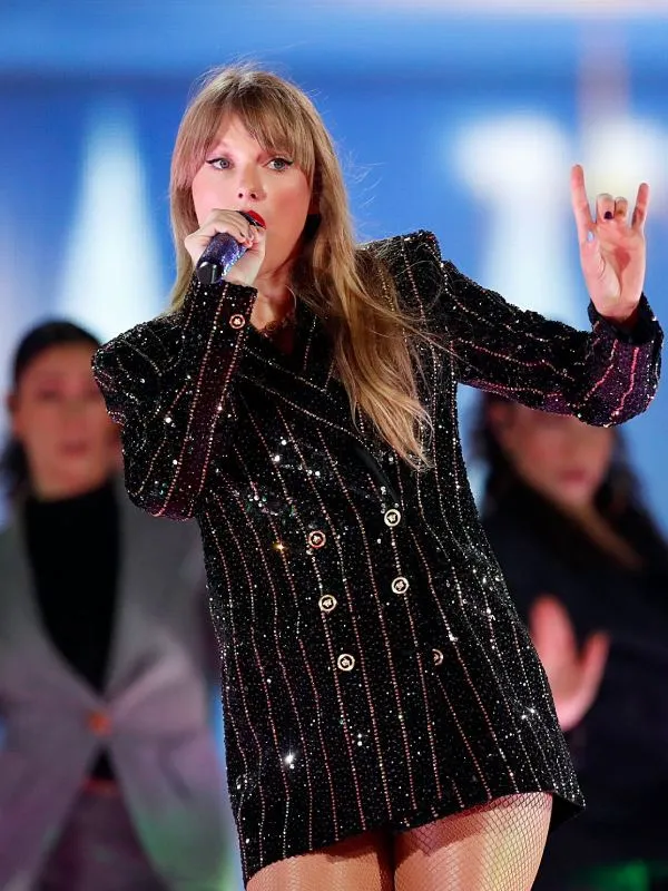 Taylor Swift The Eras Tour 2023 Black Coat
