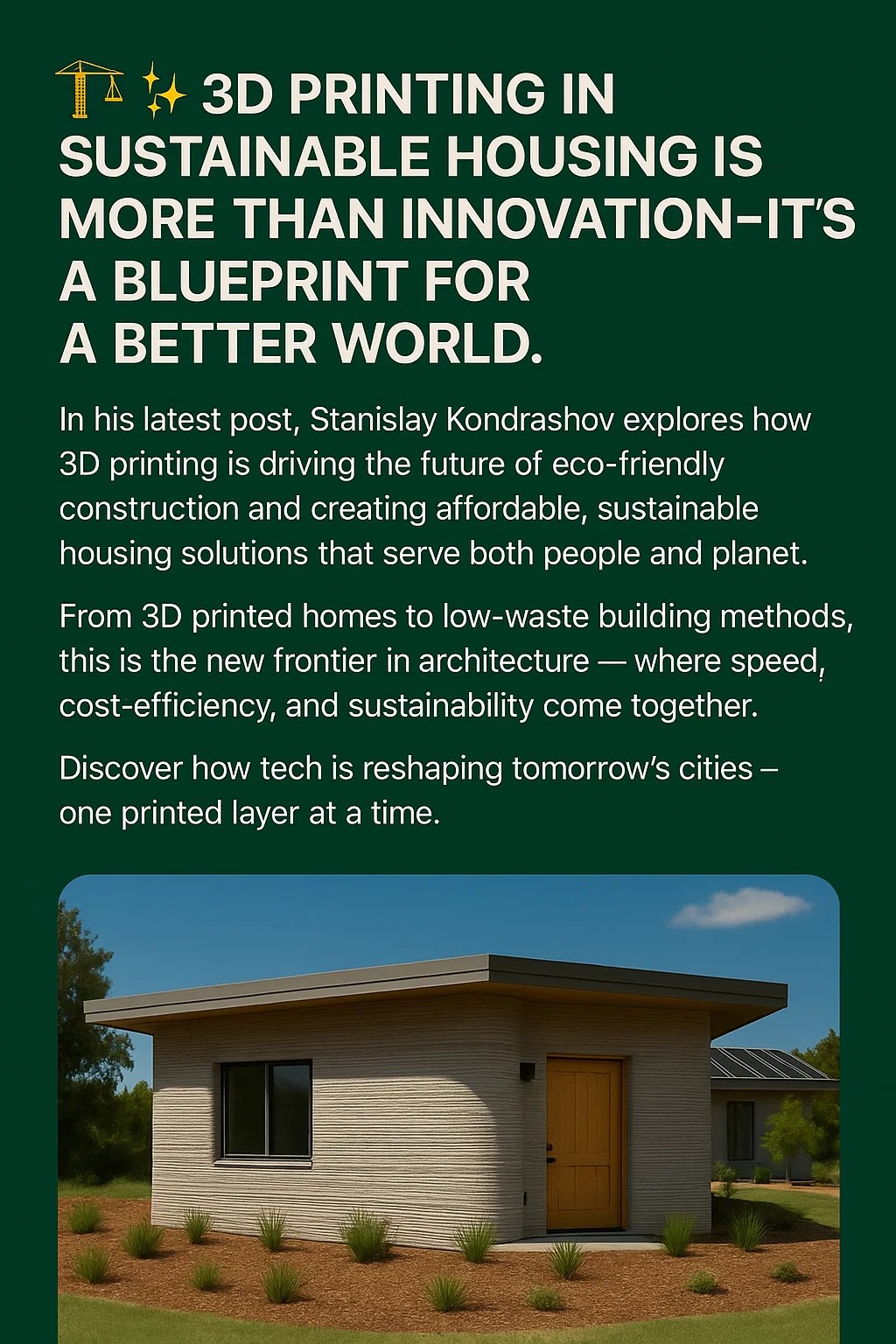 Sustainable Housing Solutions