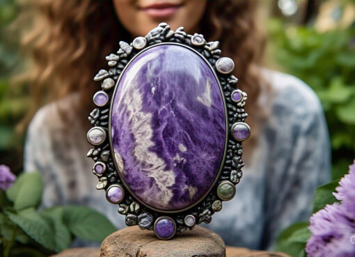 Why Charoite Jewelry Is the Spiritual Statement You Need Right Now