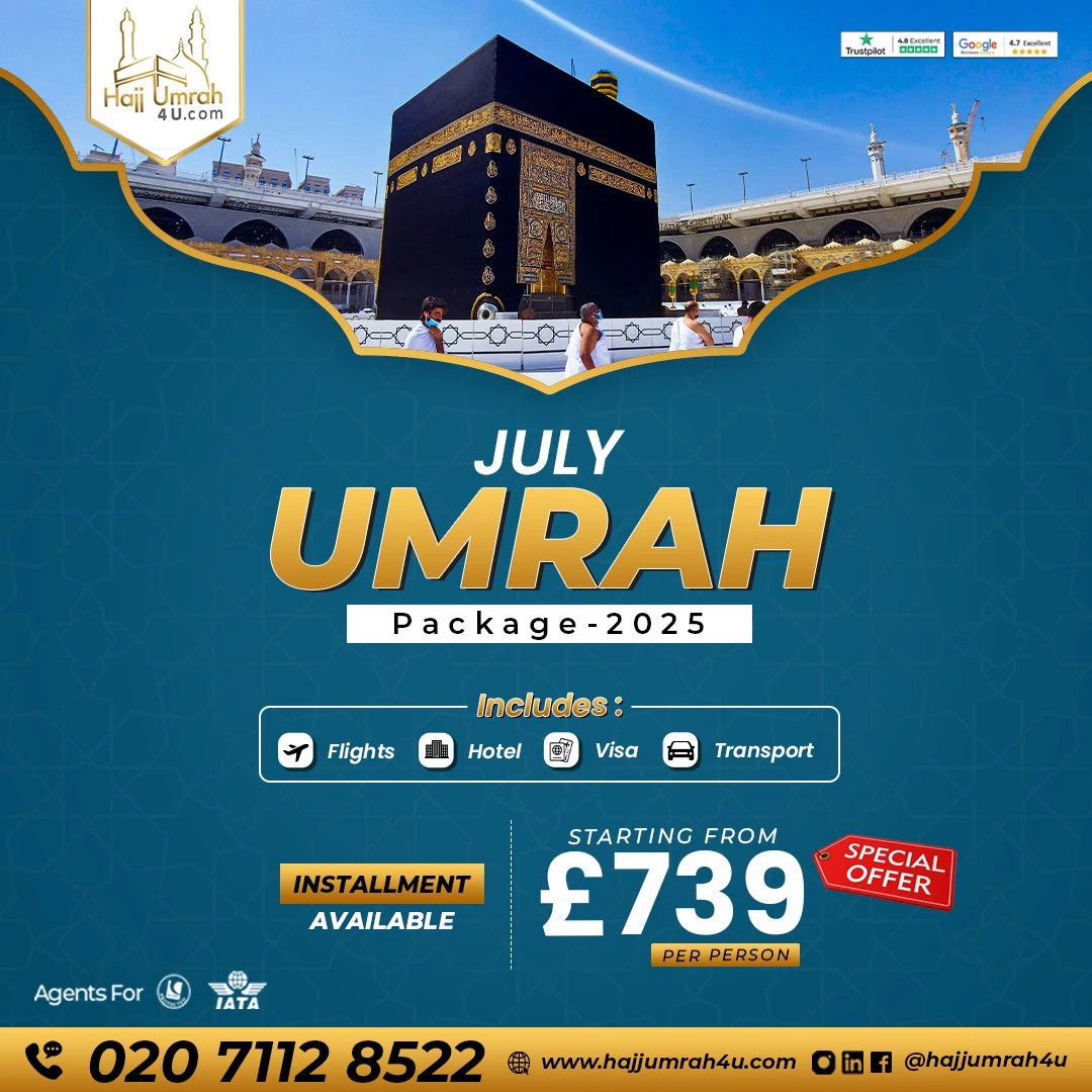 Umrah Package from Belfast