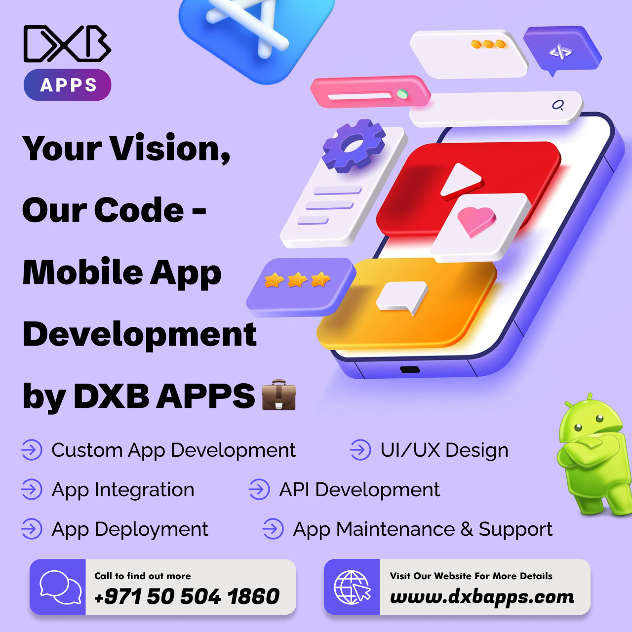 DXB APPS offers advanced mobile app development Dubai services