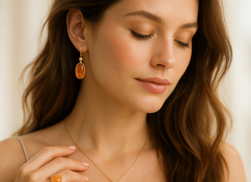 orange kyanite jewelry