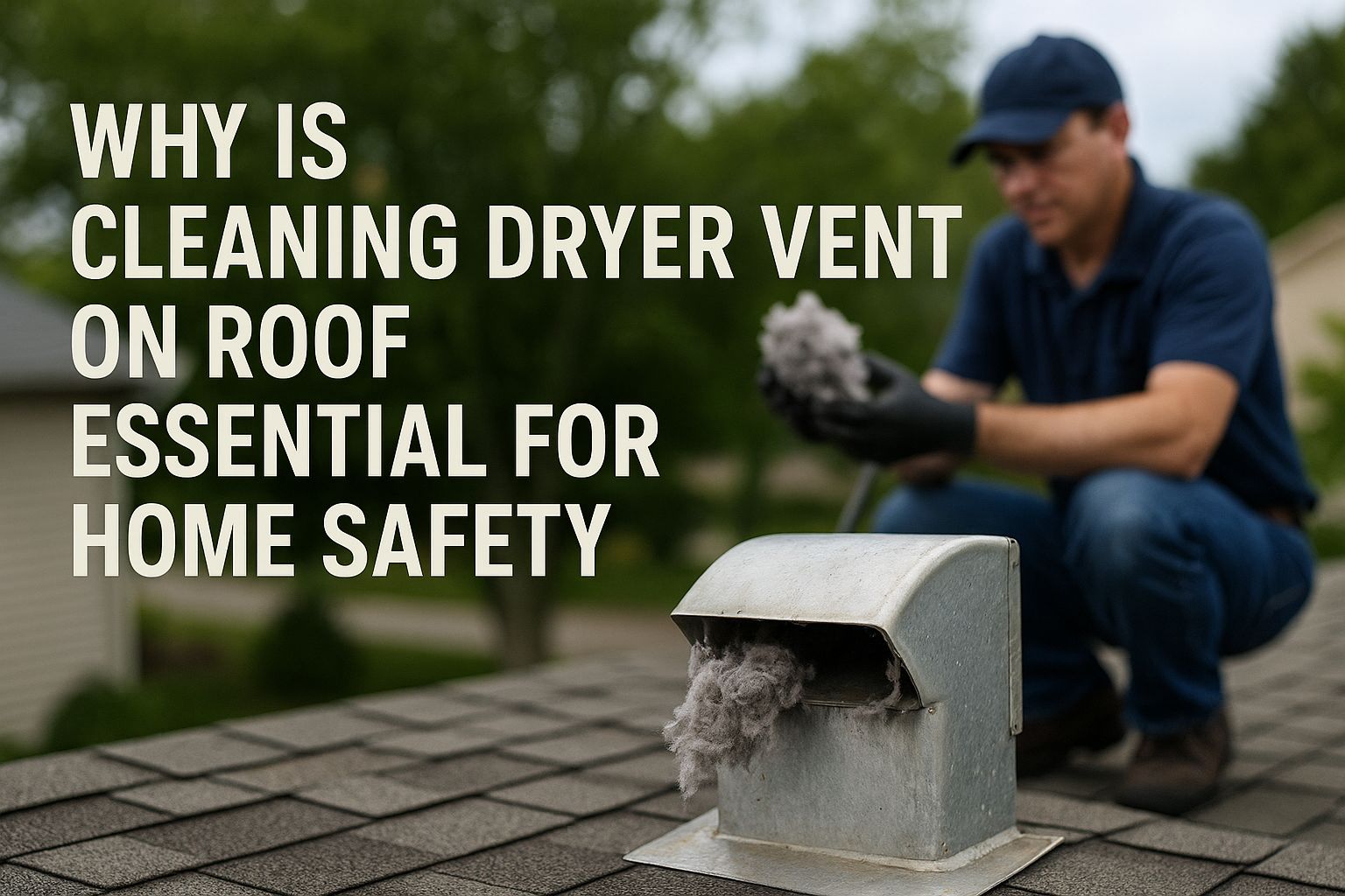 Cleaning Dryer Vent On Roof