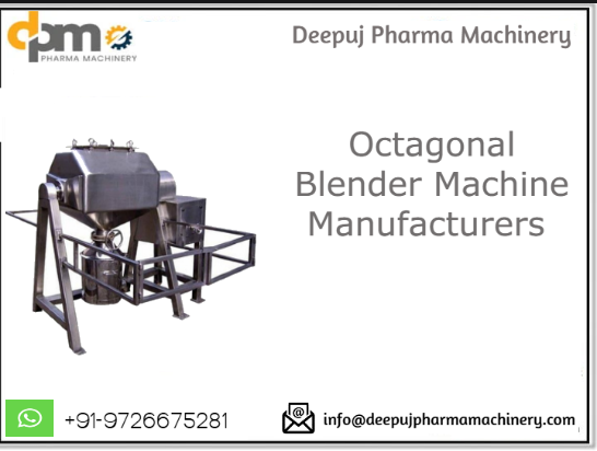 Octagonal Blender Machine Manufacturer in India