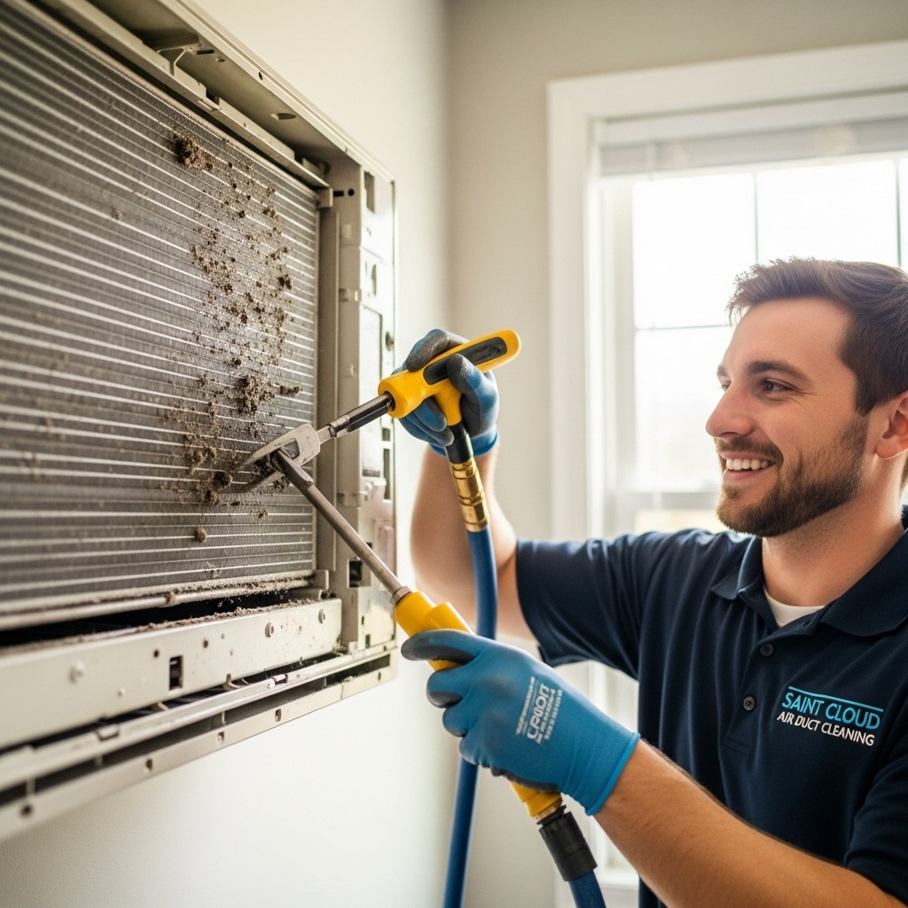 Ac coil cleaning