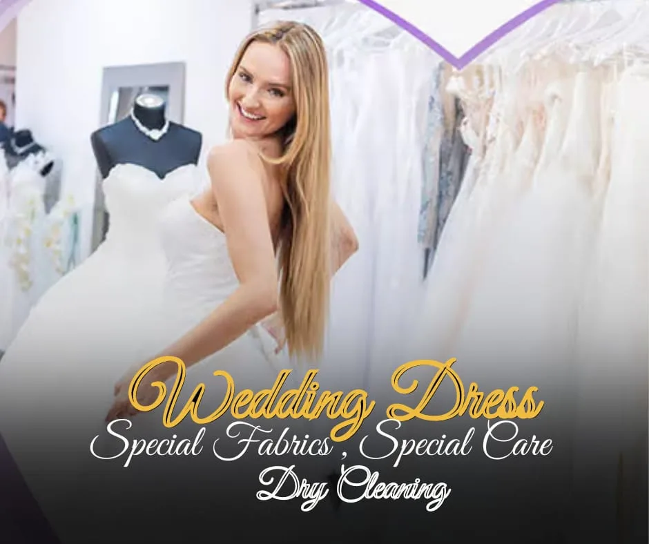 Your Wedding Dress: A Legacy Deserving Expert Care by A & Z Dry Cleaning