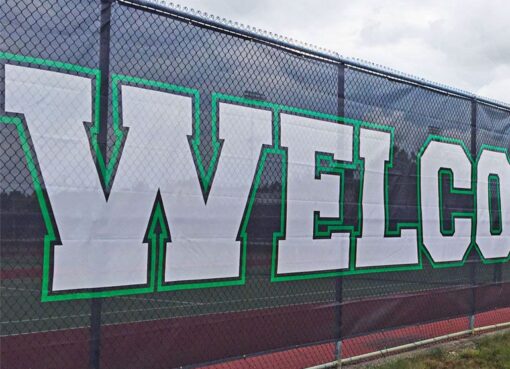 fence banner