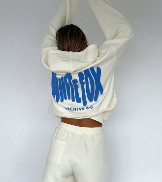 white fox hoodie