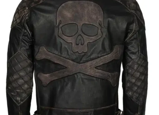 leather biker jacket