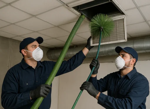 Negative Pressure Air Duct Cleaning
