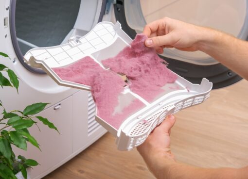Cleaning Dryer Lint Trap