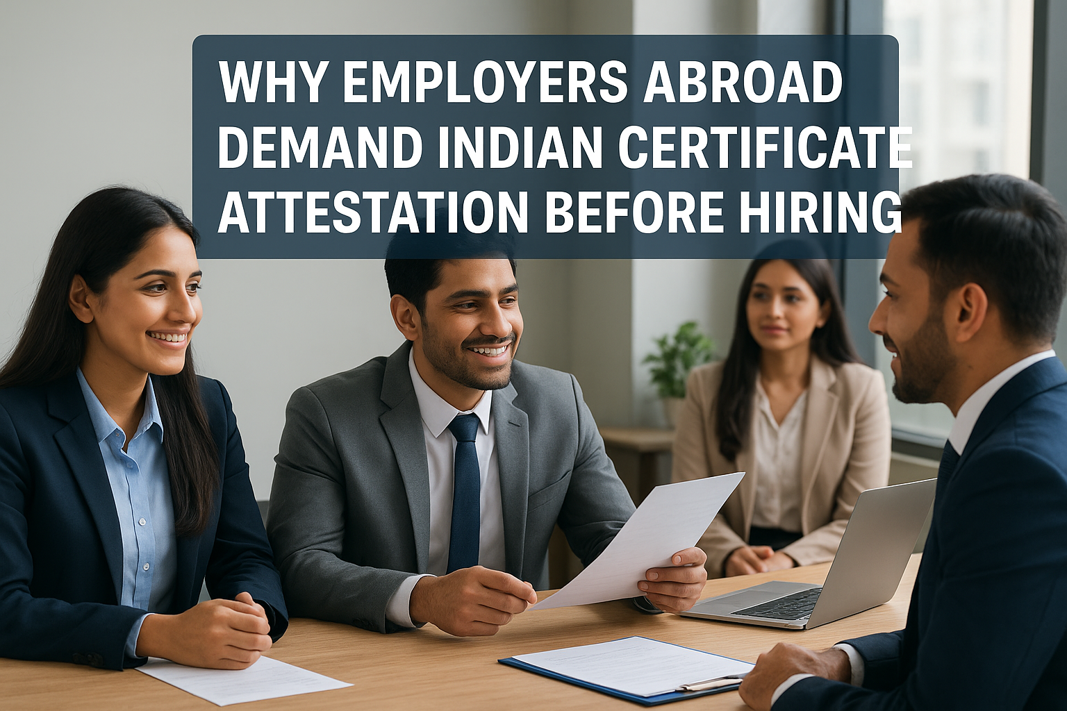 Why Employers Abroad Demand Indian Certificate Attestation Before Hiring