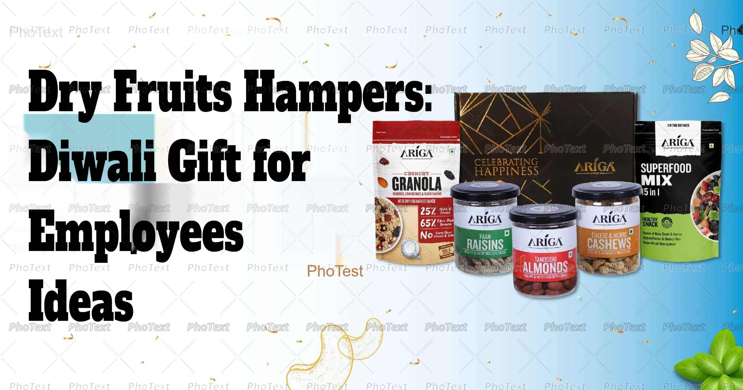 Dry Fruits Hampers: Diwali Gift for Employees Ideas