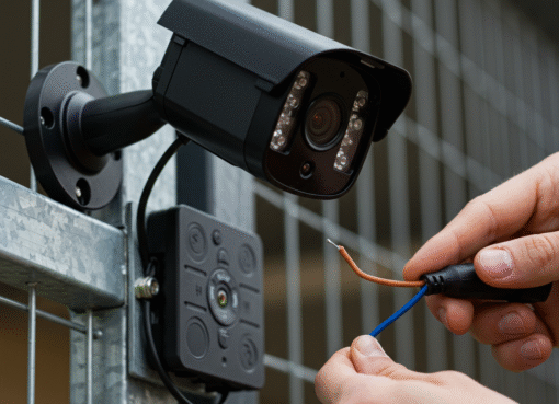 security camera installation