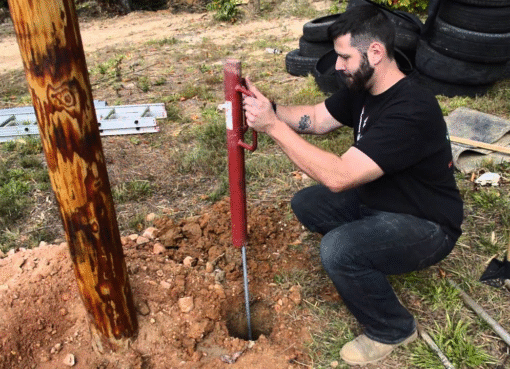 ground rod install