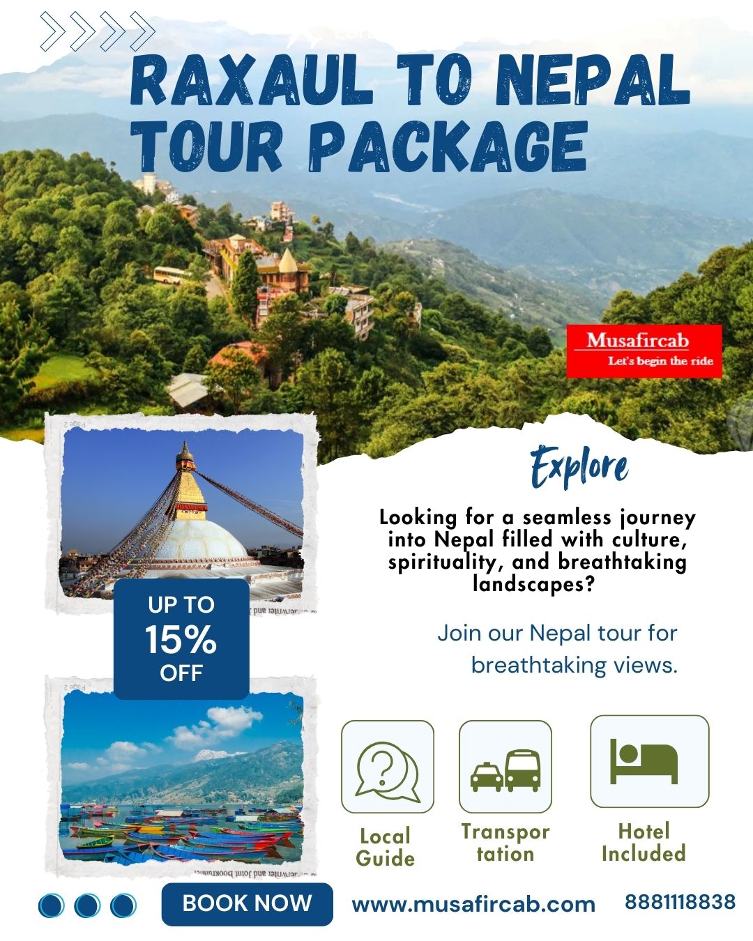 nepal tour package from Raxaul