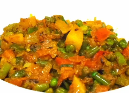Authentic Indian Dal Tadka served with rice and roti