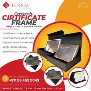certificate printing dubai