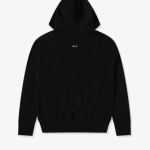 CDG Play Unisex Reverse Black Heart Zip Hoodie