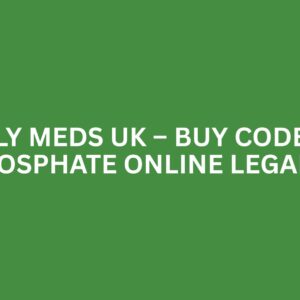 DAILY MEDS UK – BUY CODEINE PHOSPHATE ONLINE LEGALLY