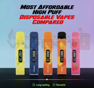 Most Affordable High Puff Disposable Vapes Compared